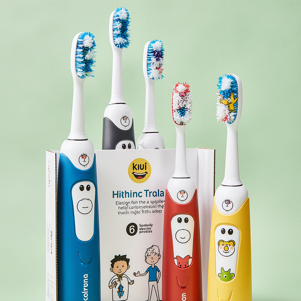 Kid-Safe Electric Toothbrush Set (Ages 3-6)